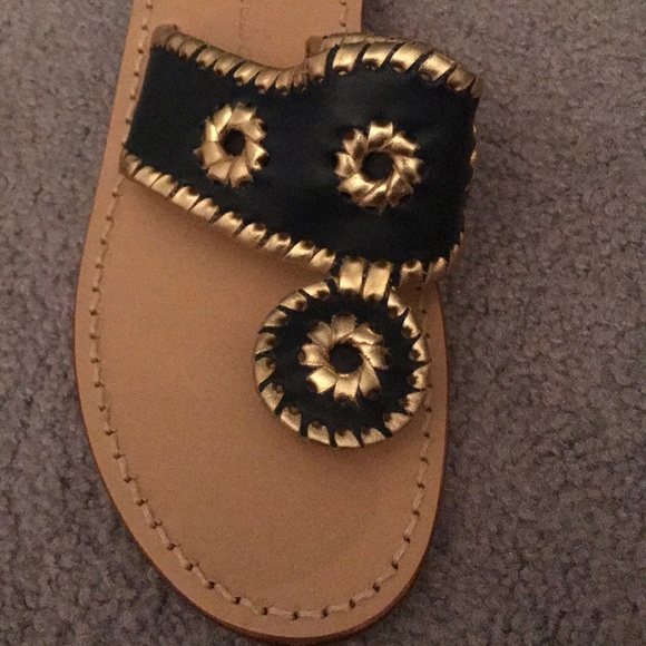 Jack Rogers Nancy & Gold Sandals! - Picture 5 of 6